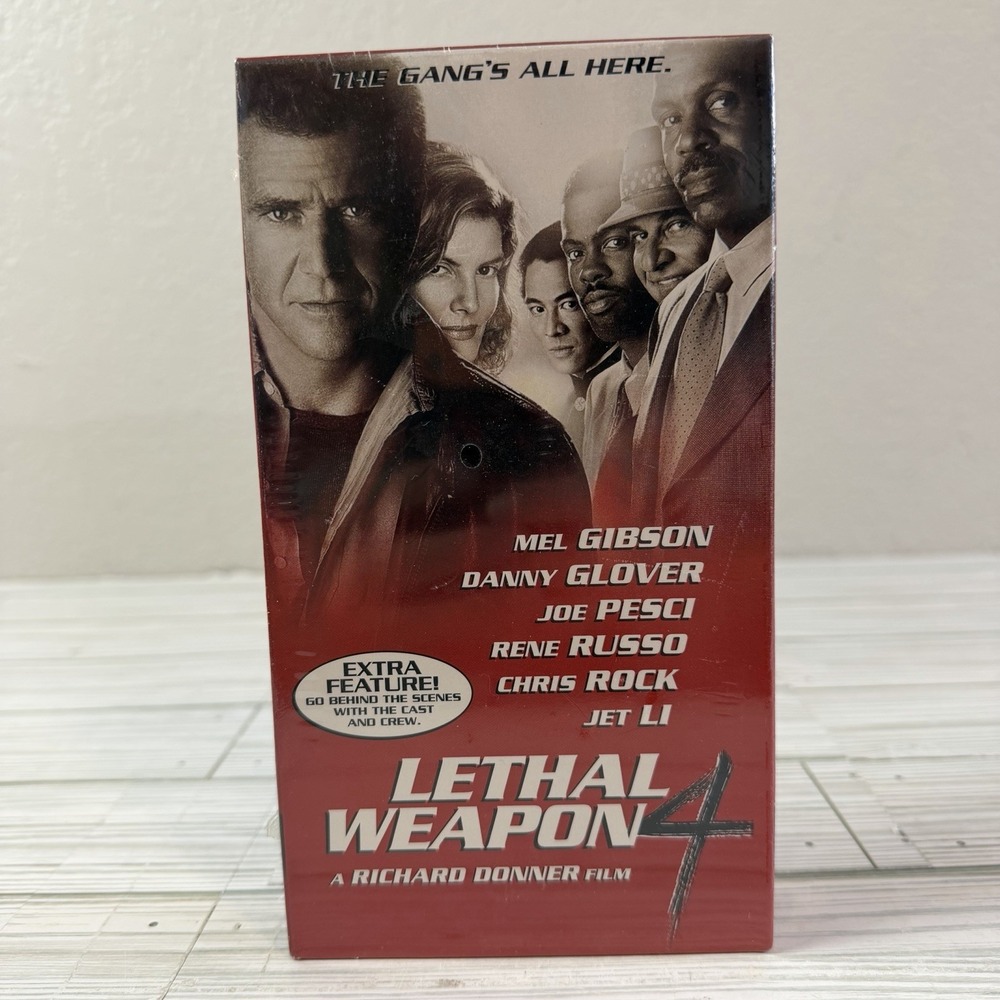 Lethal Weapon 4 (VHS, 1999, Collectors Edition) New /Sealed